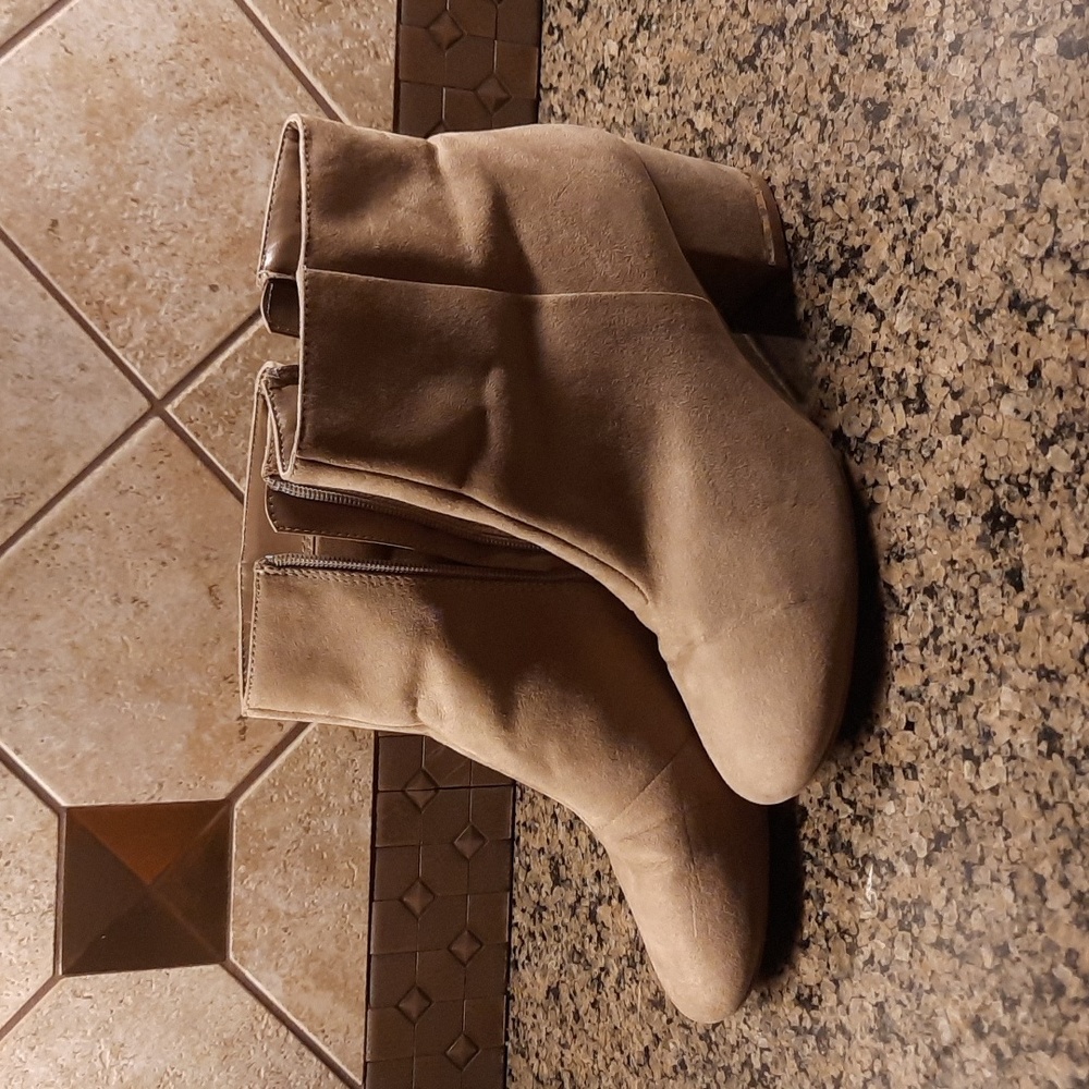 Tan Suede Ankle Boots